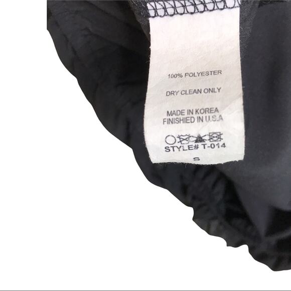 Clione Size Small Bubble Hem Sleeveless Top  Sheer Vintage Made in Korea - Picture 16 of 16